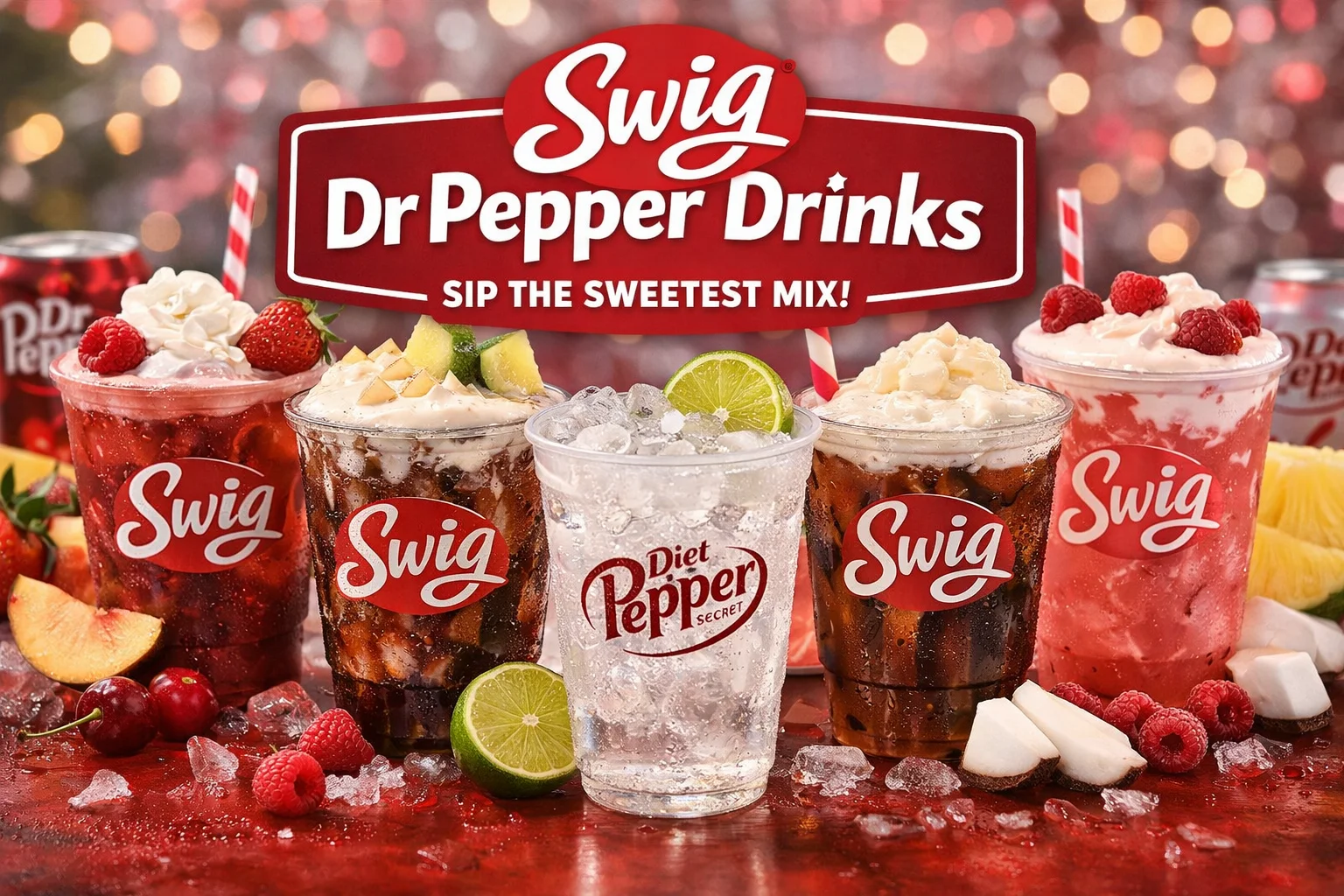 Swig Dr Pepper Drinks