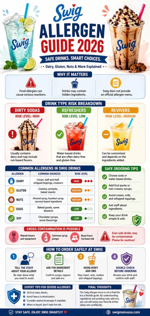 Swig Allergen Menu