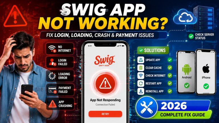 The Swig App Is Not Working