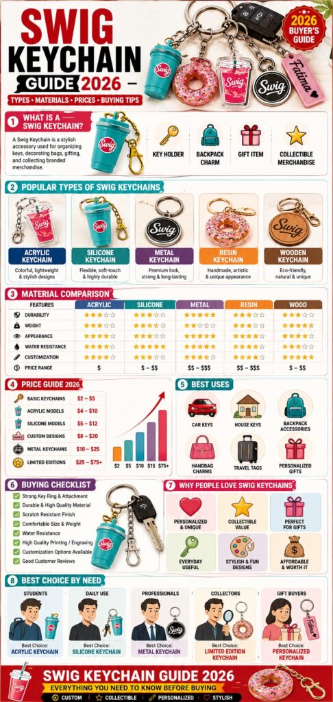 Swig Keychain: Complete Guide, Types, Features, Prices, Uses, Custom Designs, and Buying Tips in 2026 2 Swig Keychain