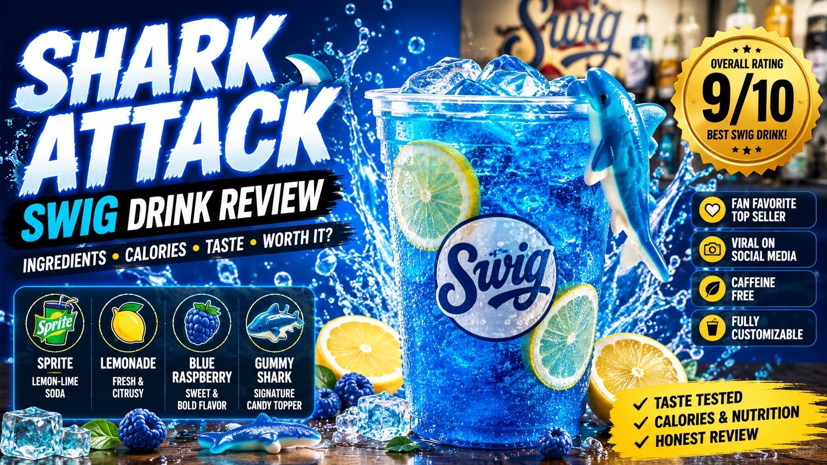 Shark Attack Swig Drink