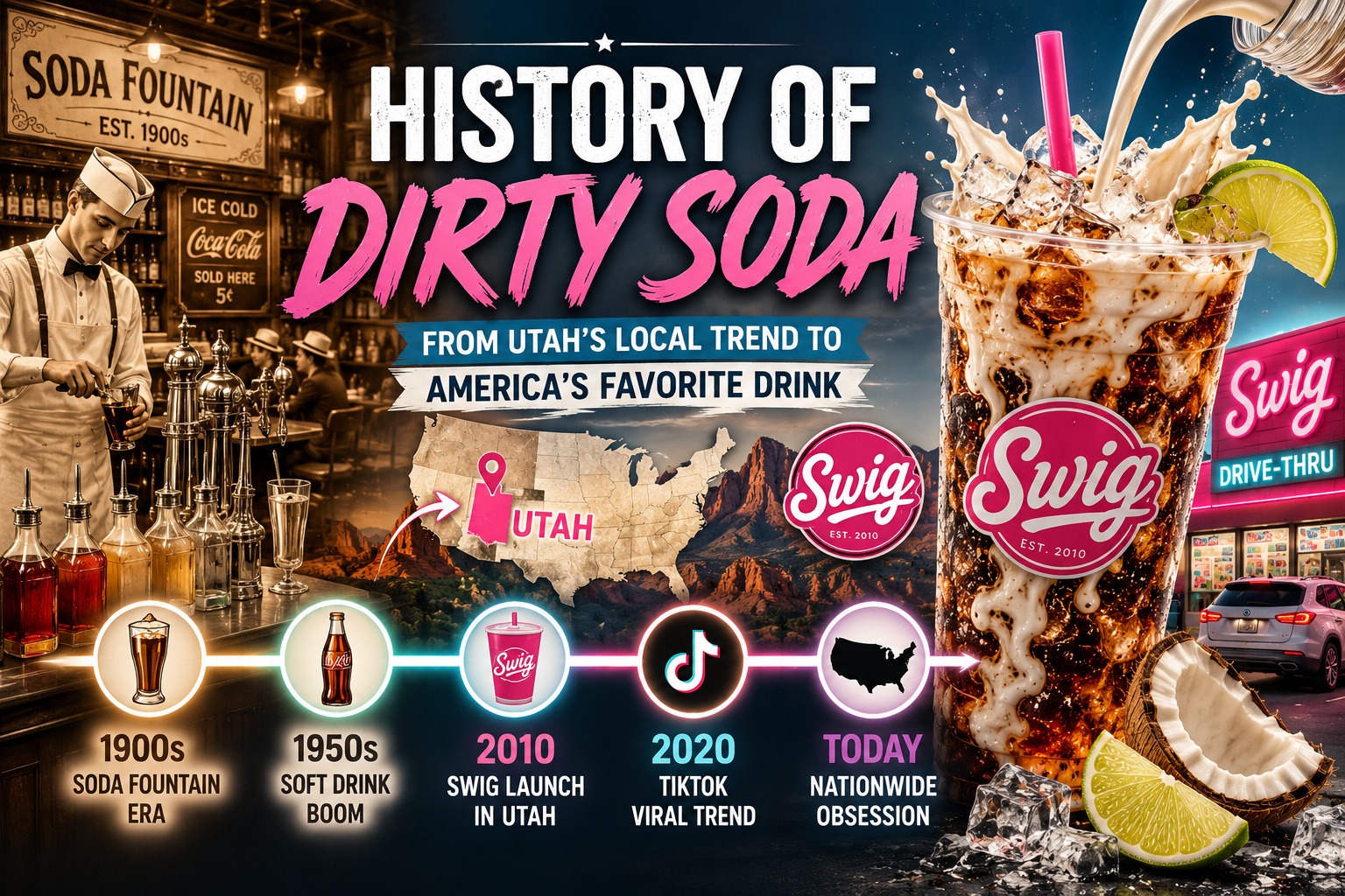 History of Dirty Soda