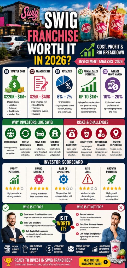 Swig Franchise Worth It in 2026? Cost, Profit, ROI & Investment Breakdown 2 Swig Franchise Worth It
