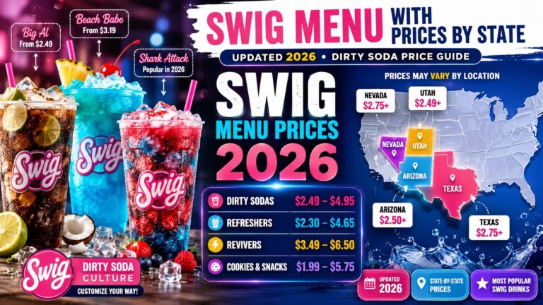 Swig Menu With Prices By State