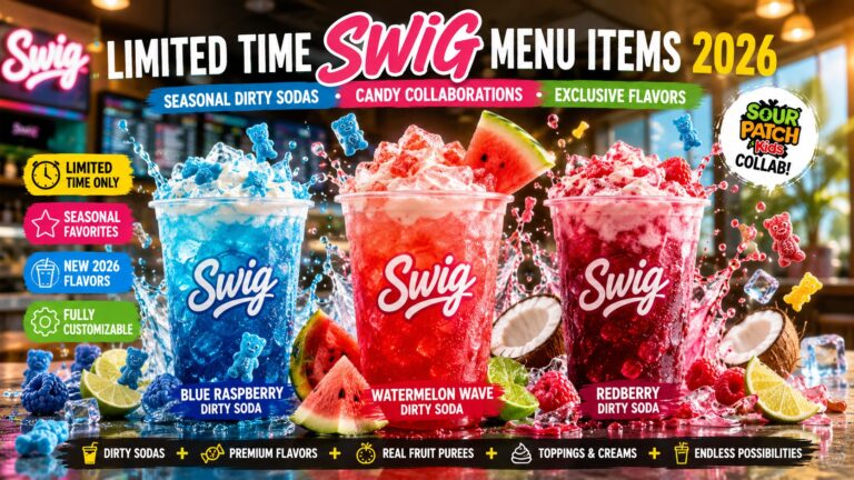 Limited Time Swig Menu Items