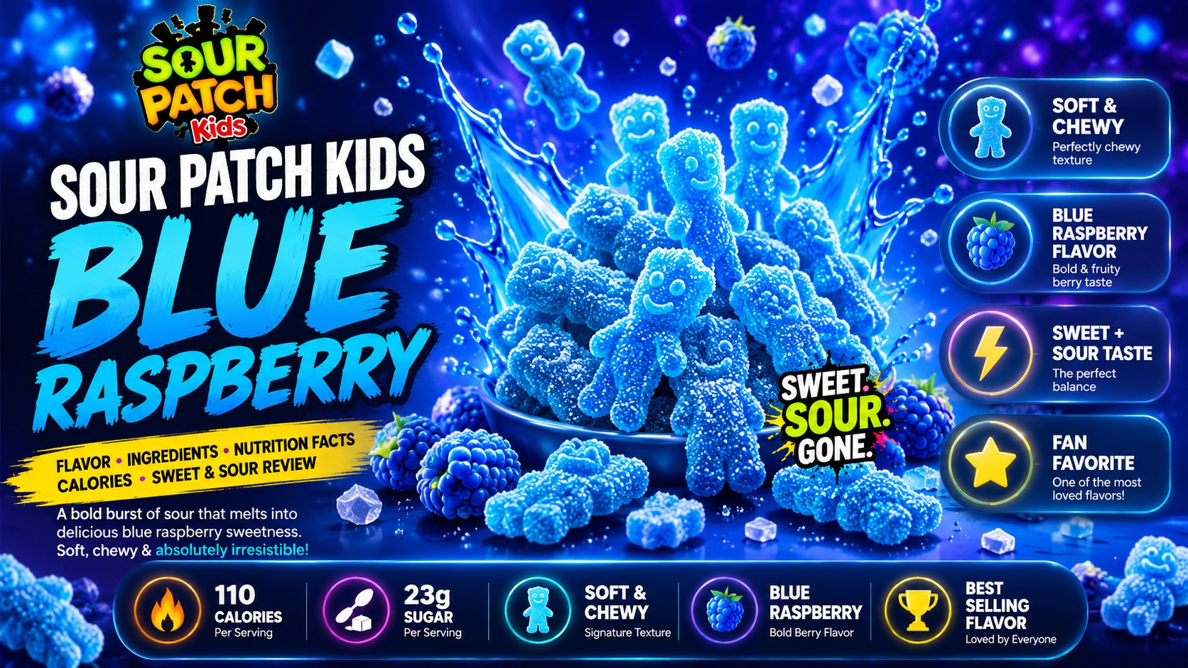 Sour Patch Kids Blue Raspberry