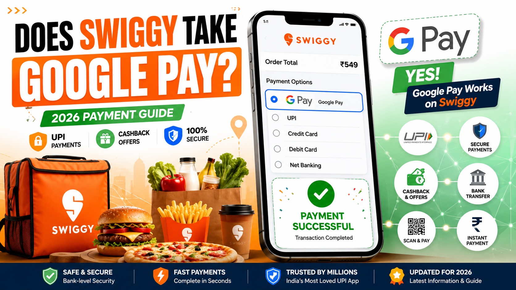 Does Swig Take Google Pay?