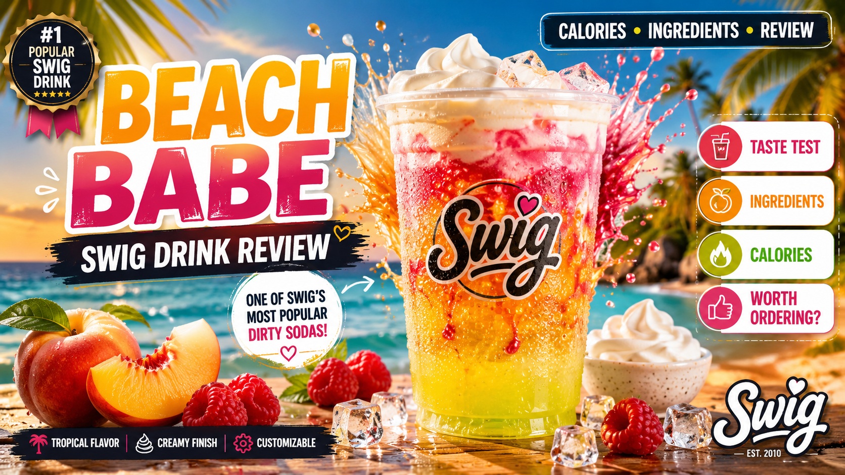 Beach Babe Swig Drink